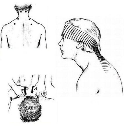 douleurs musculaires dans le cou et massage anti-douleur